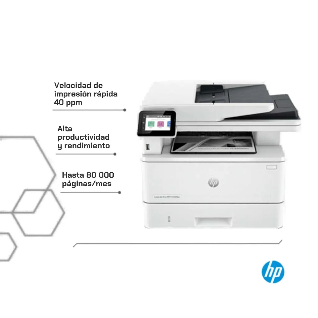 Multifuncional HP LaserJet Pro MFP 4103fdw formato A4