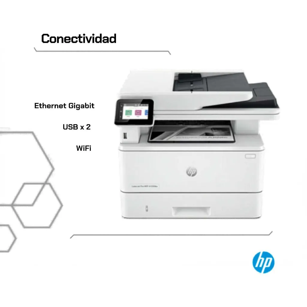 Multifuncional HP LaserJet Pro MFP 4103fdw para oficina mediana compartida