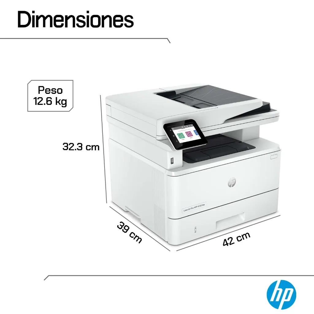 Multifuncional HP LaserJet Pro MFP 4103fdw con tóner incluido