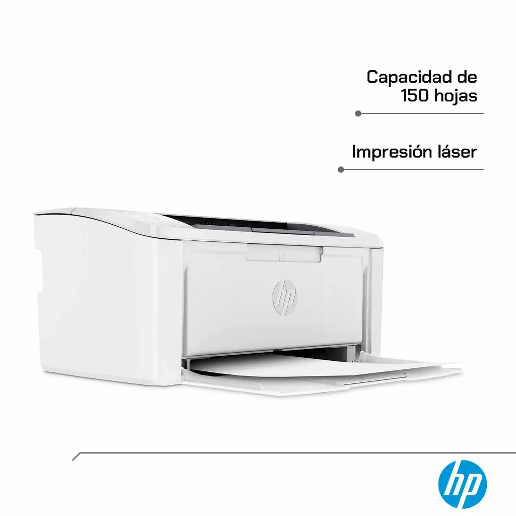 Impresora HP LaserJet M111w con capacidad de papel de 150 hojas