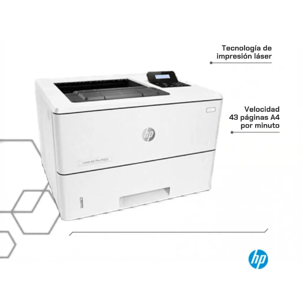 Impresora HP LaserJet Pro M501dn compatible con tóner HP 87A