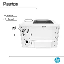 Impresora HP LaserJet Pro M501dn con conectividad USB y Ethernet