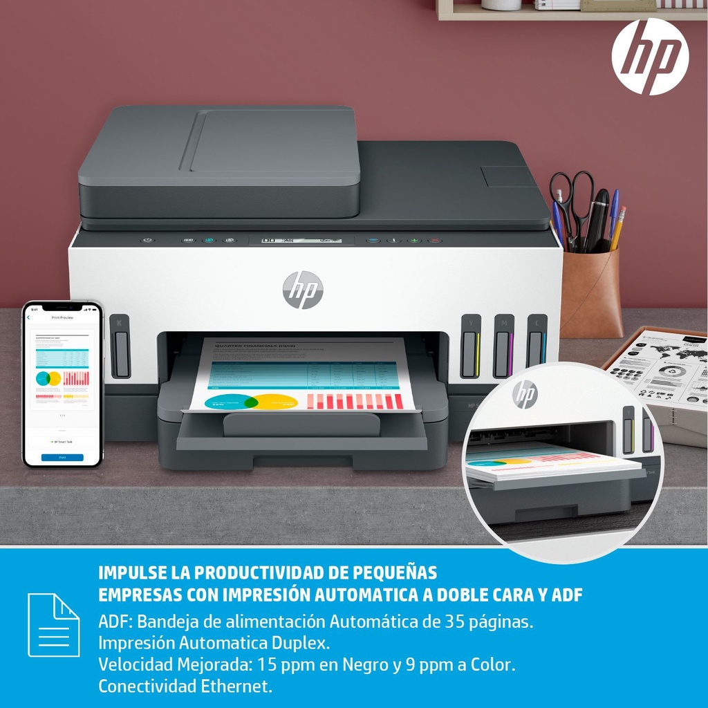 Impresora HP Smart Tank 750