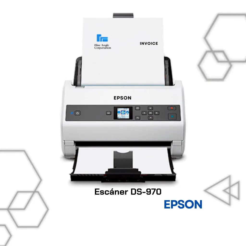 Escáner Epson DS-970 con alimentador ADF de 100 hojas