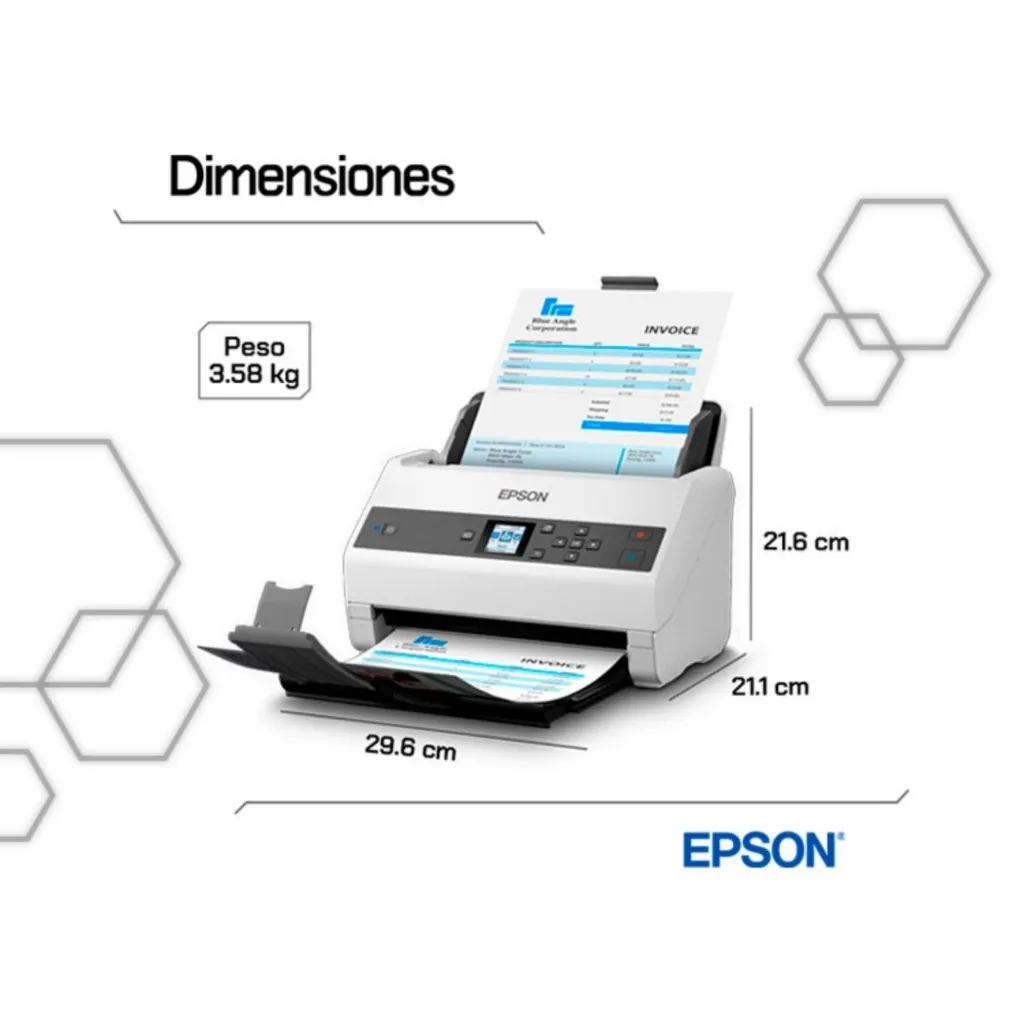 Escáner Epson DS-970 dimensiones