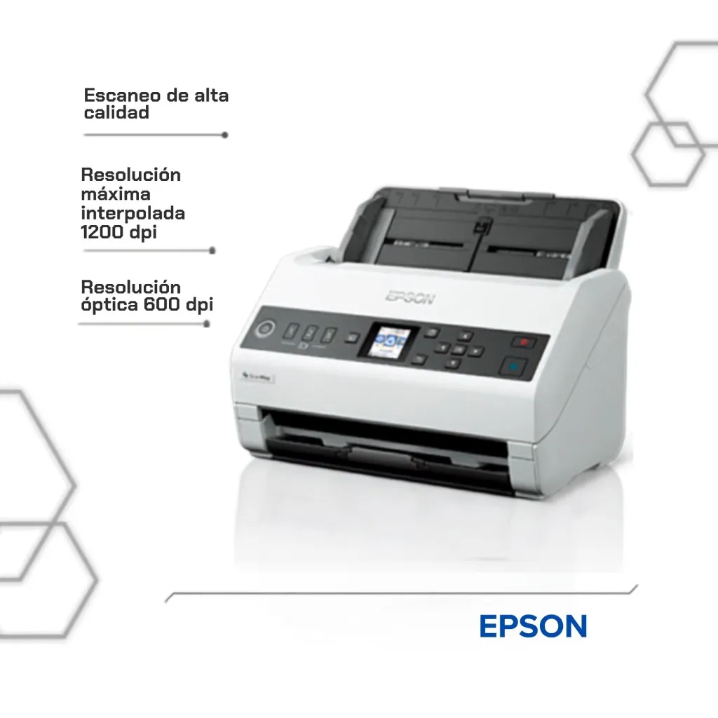 Escáner Epson DS-730N panel de control