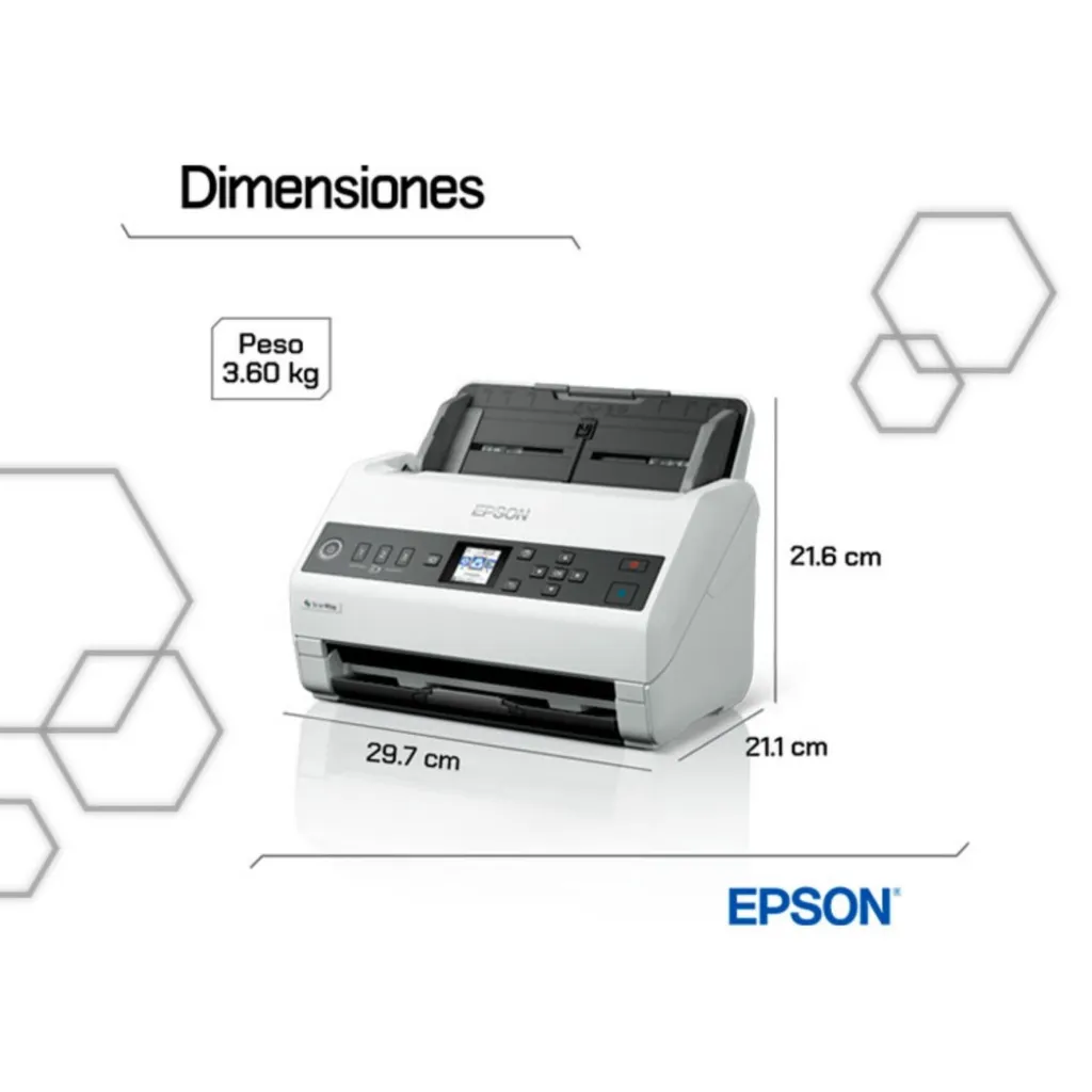 Escáner Epson DS-730N dimensiones