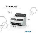 Escáner Epson DS-730N dimensiones