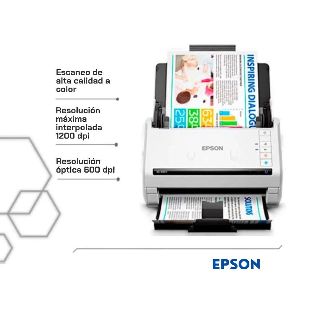 Escáner Epson DS-530 II escaneo alta calidad a color