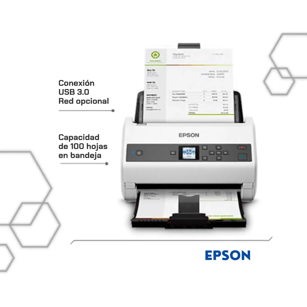 Escáner Epson DS-870 ADF de 100 hojas