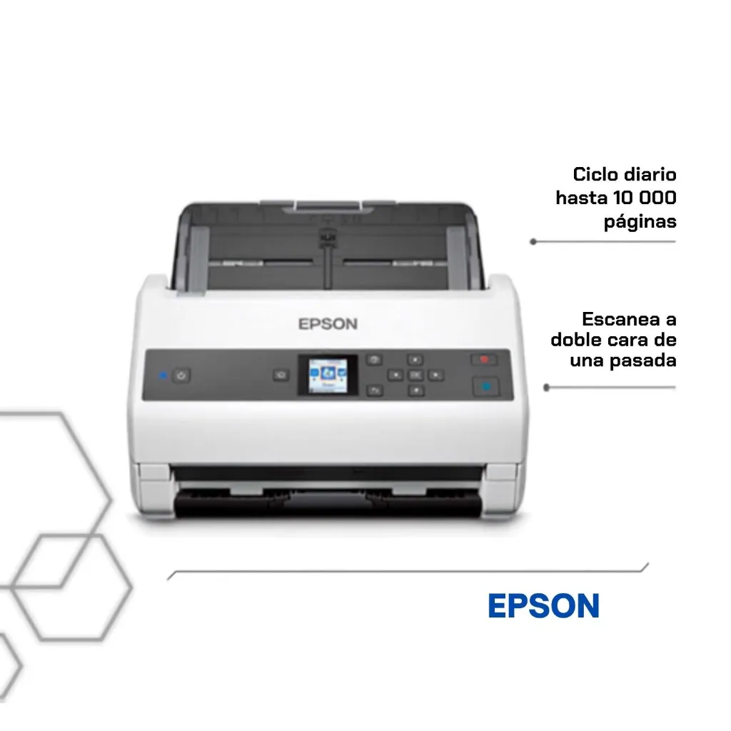 Escáner Epson DS-870 escaneo a doble cara