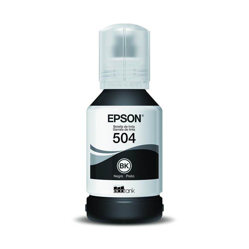 Botella de Tinta Epson Negra T504