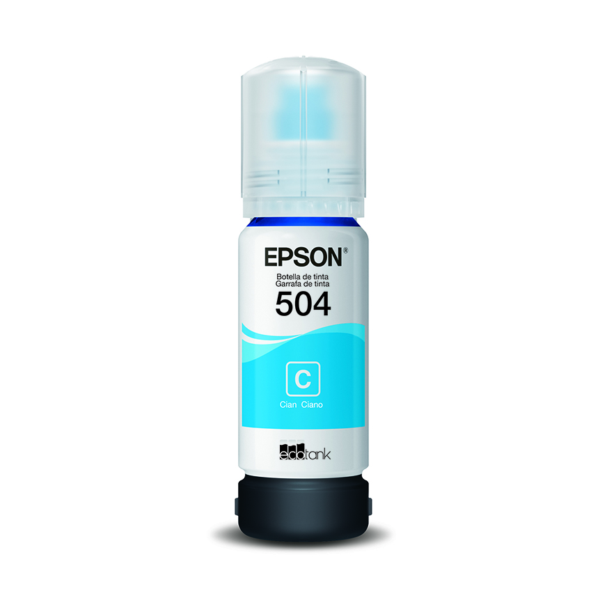Botella de Tinta Epson Cyan T504