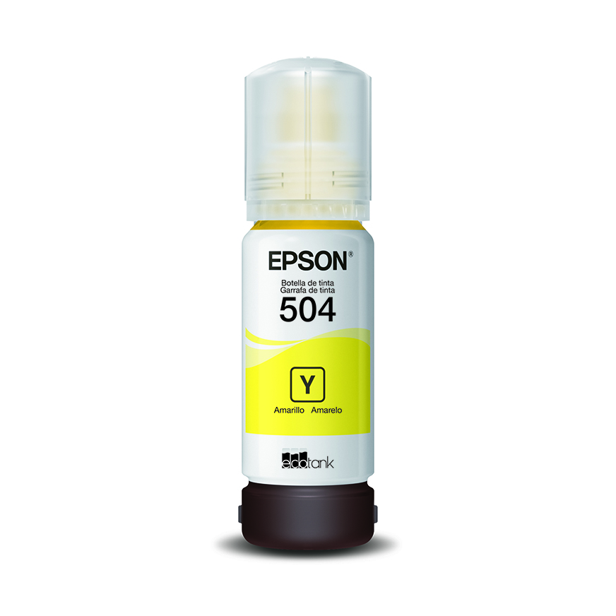 Botella de Tinta Epson Amarilla T504
