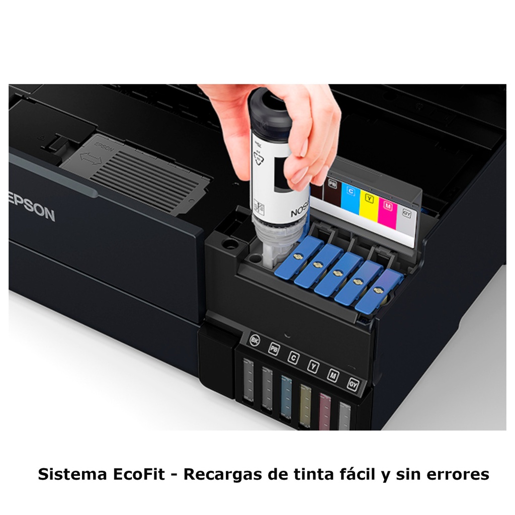 Impresora Multifuncional Epson EcoTank L8180 A3 Foto 6 Colores Duplex