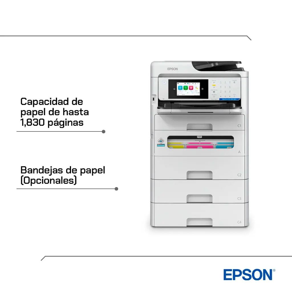 Bandejas de papel de alta capacidad Epson EM C800 empresarial