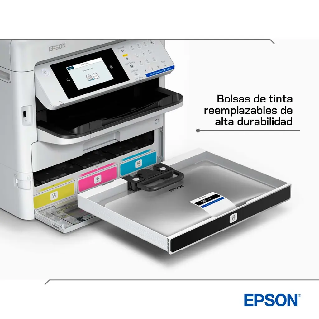 Impresora Epson EM C800 empresarial a color para oficina bolsas de tinta alta durabilidad