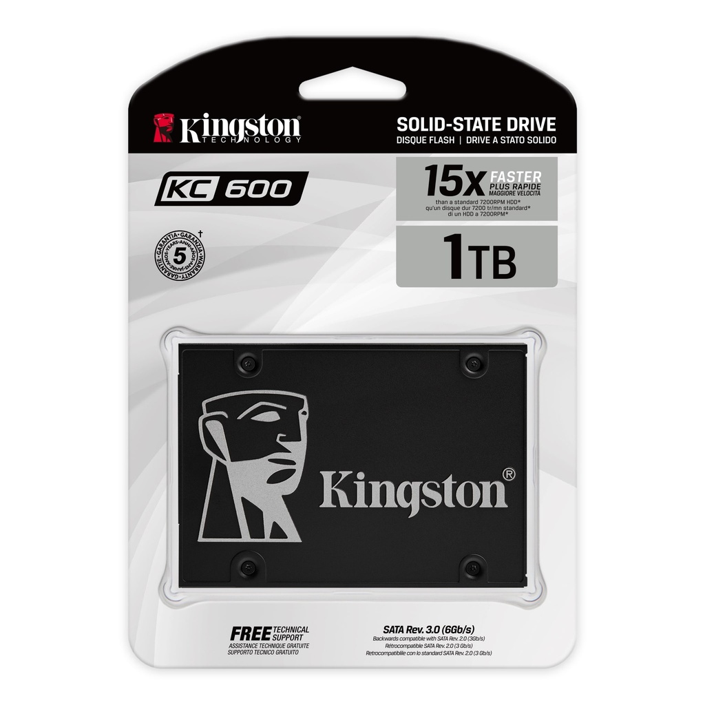 [10133] SSD Kingston KC600 1024GB SATA 6.0 Gb/s 2.5" 7mm