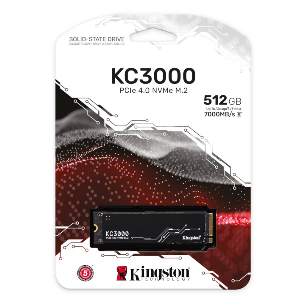 [10135] SSD Kingston KC3000 512GB PCIe 4.0 x4 NVMe M.2 2280