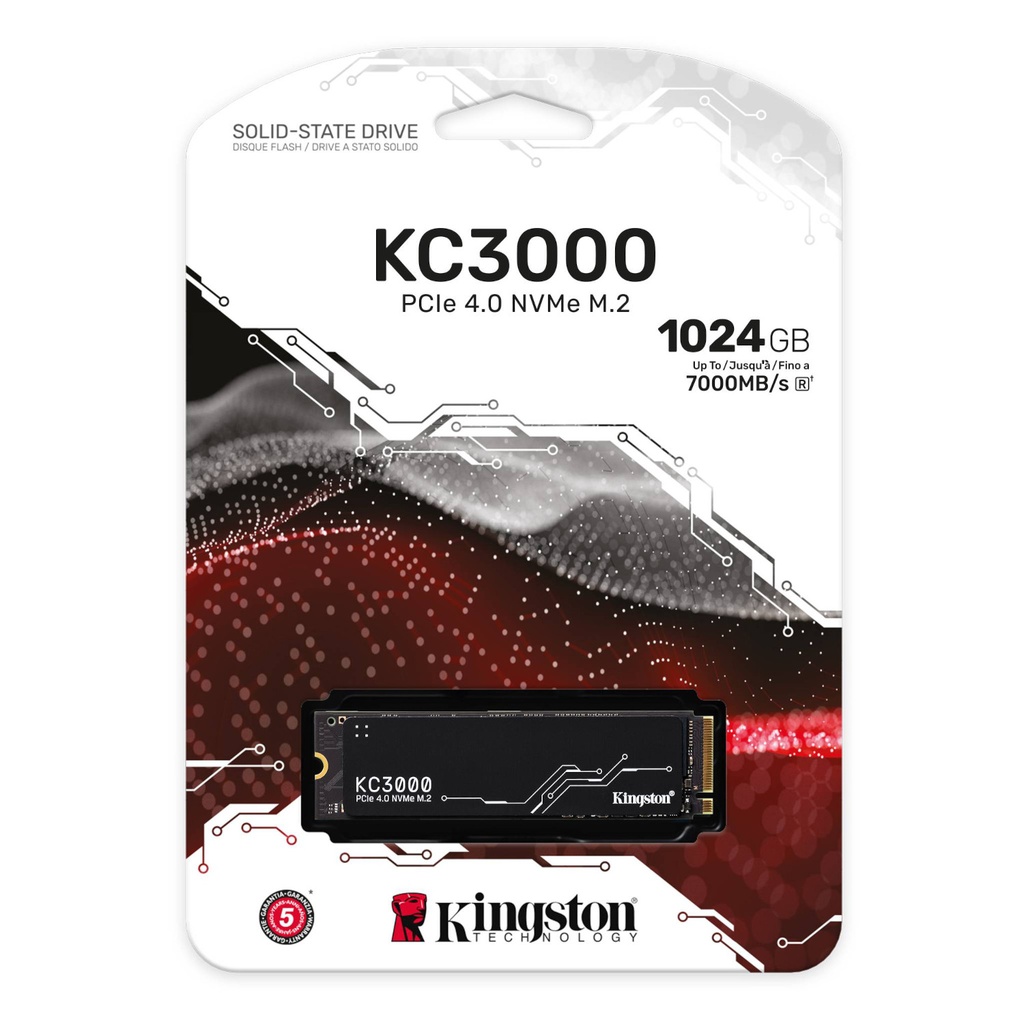 [10136] SSD Kingston KC3000 1024GB PCIe 4.0 x4 NVMe M.2 2280