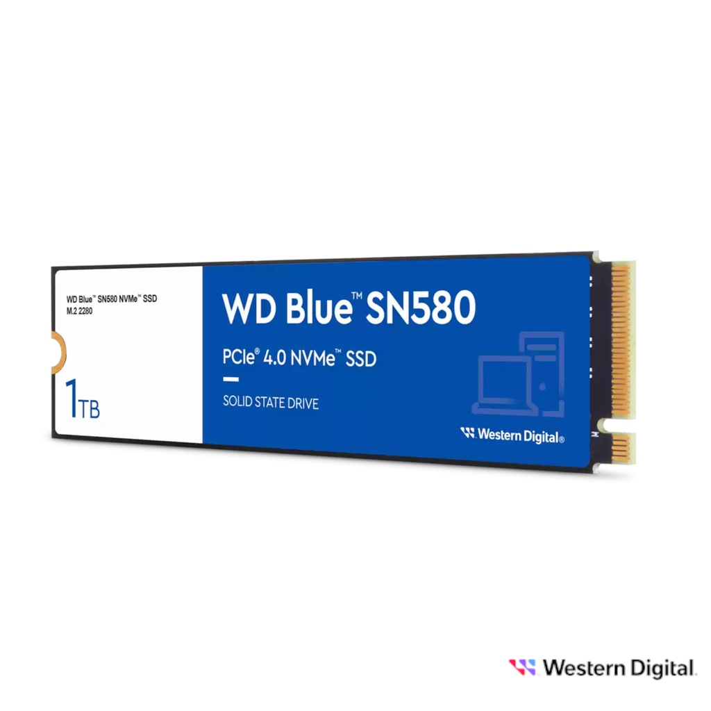 [10142] SSD Western Digital Blue SN580 1TB NVMe PCIe Gen4 x4