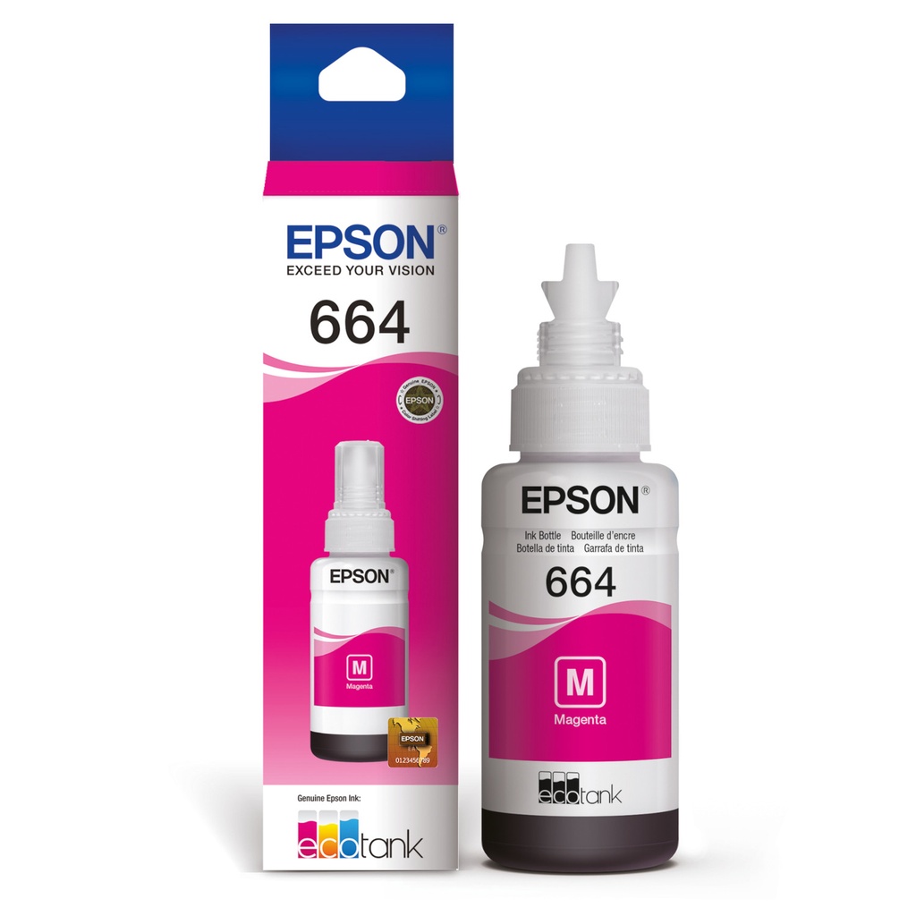 Botella de Tinta Epson Magenta T664 70 ml