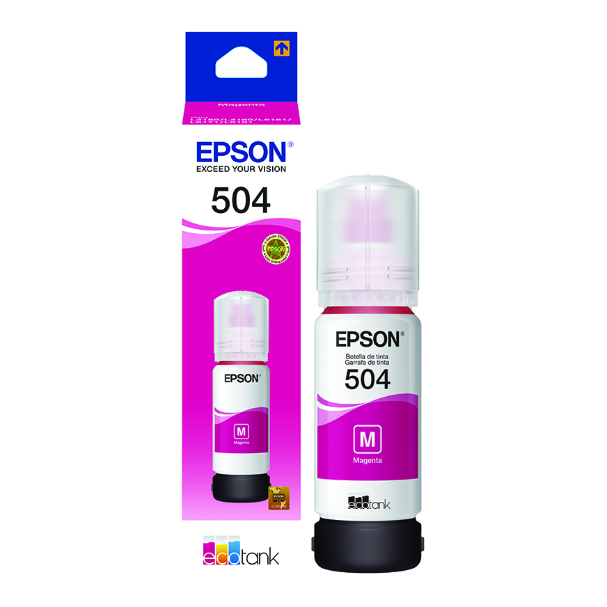 Botella de Tinta Epson Magenta T504