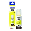 Botella de Tinta Epson Amarilla T504