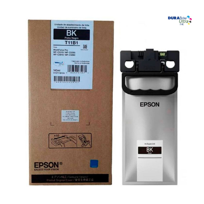 [10230] Tinta Epson T11B Negro XL Original T11B120-AL WorkForce Pro WF-C5390 / C5810 / C5890 / C5891