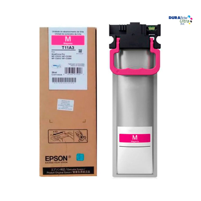[10232] Tinta Epson T11A Magenta Original T11A320-AL Original para WorkForce Pro WF-C5390 / C5810 / C5890 / C5891