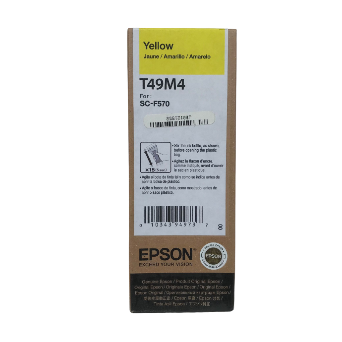 [10056] Tinta Epson T49M420 Amarillo Original para SureColor F170 (140ml)