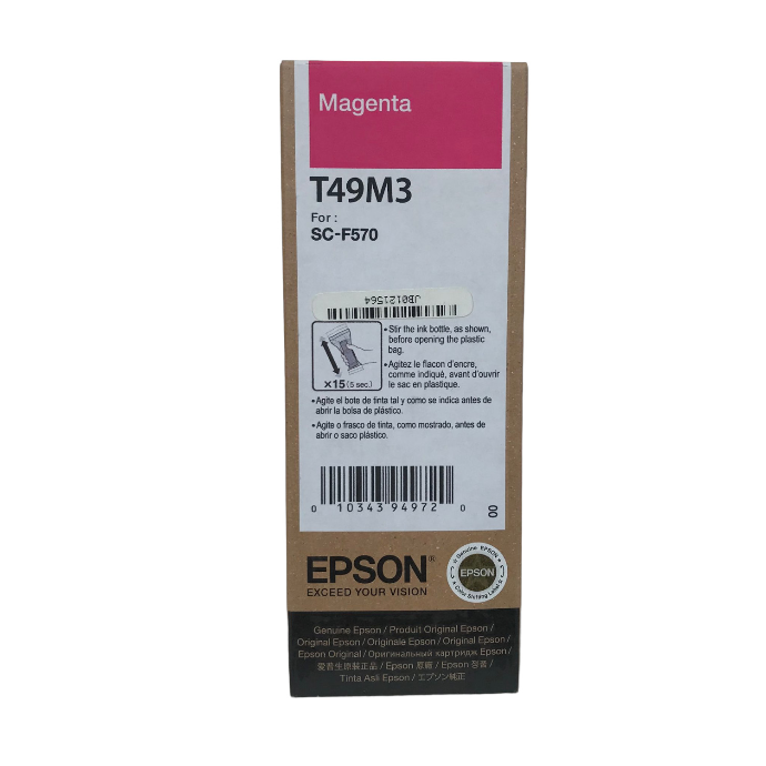 [10055] Tinta Epson T49M320 Magenta 140ml Original para SureColor F170 / F570 / F571