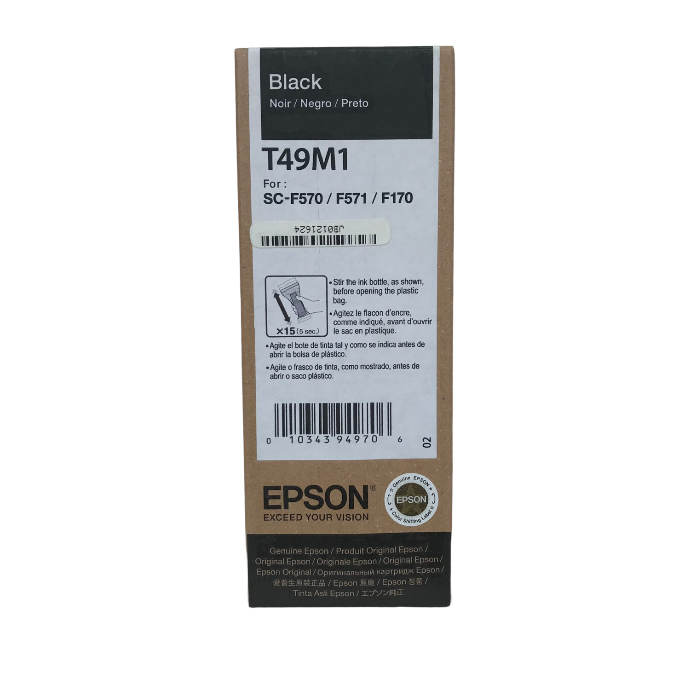 Tinta Epson T49M120 Negro 140ml para SureColor F170, F570 y F571