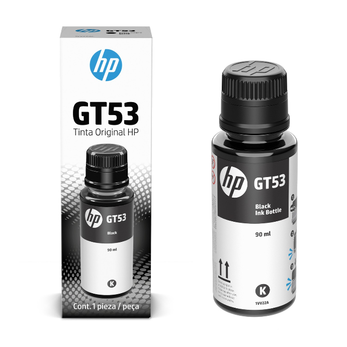 Tinta HP GT53 Color Negro Botella 90 ml