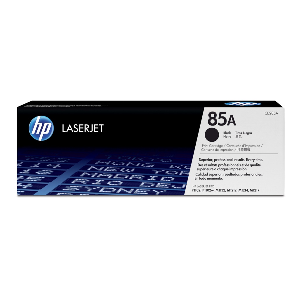 Tóner Original HP 85A LaserJet Negro CE285A para Impresoras HP