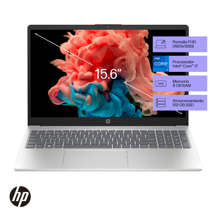 Laptop HP 15-fd0008la 15.6" FHD