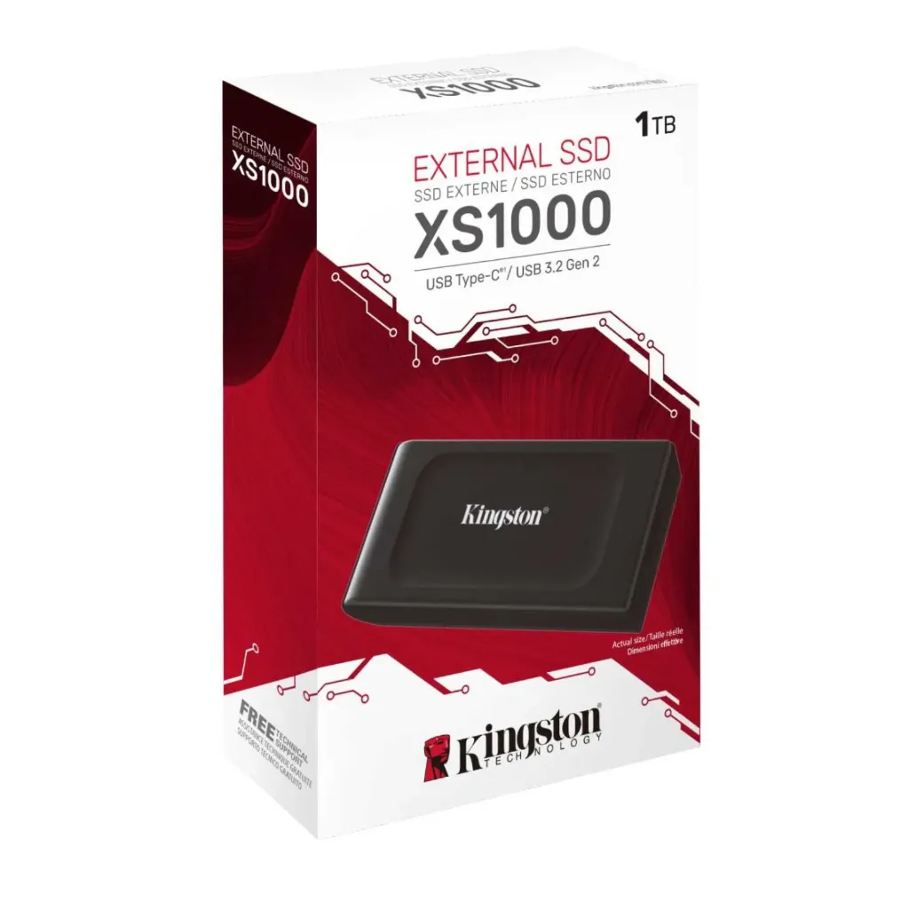 [10301] Disco SSD Kingston externo XS1000 1TB USB 3.2 Gen 2x2 Tipo-C