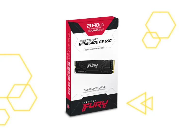 SSD Kingston FURY Renegade G5 2048GB M.2 2280 NVMe PCIe 5.0 x4