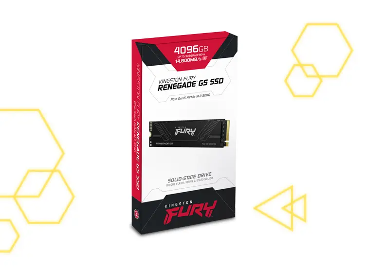 SSD Kingston FURY Renegade G5 4096GB M.2 2280 NVMe PCIe 5.0 x4