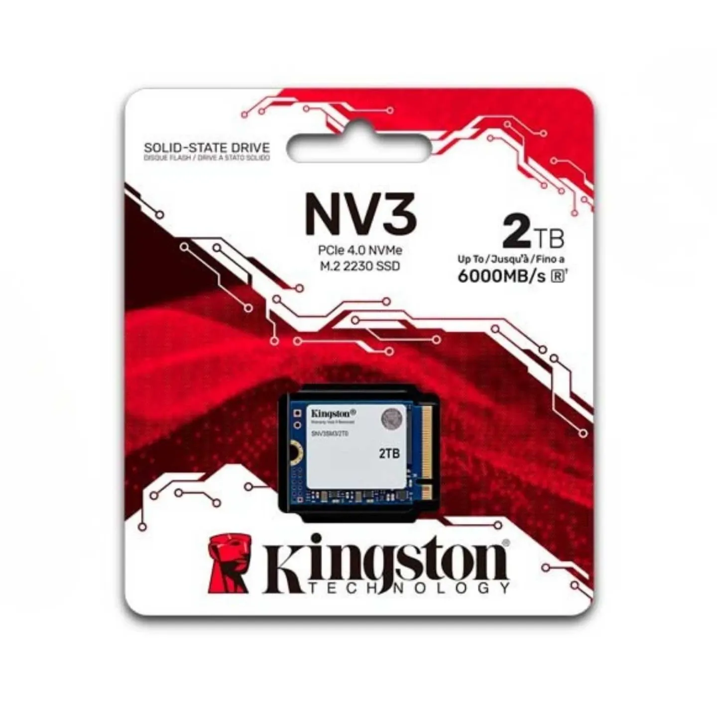 SSD Kingston NV3 Disco Sólido 2TB M.2 2230