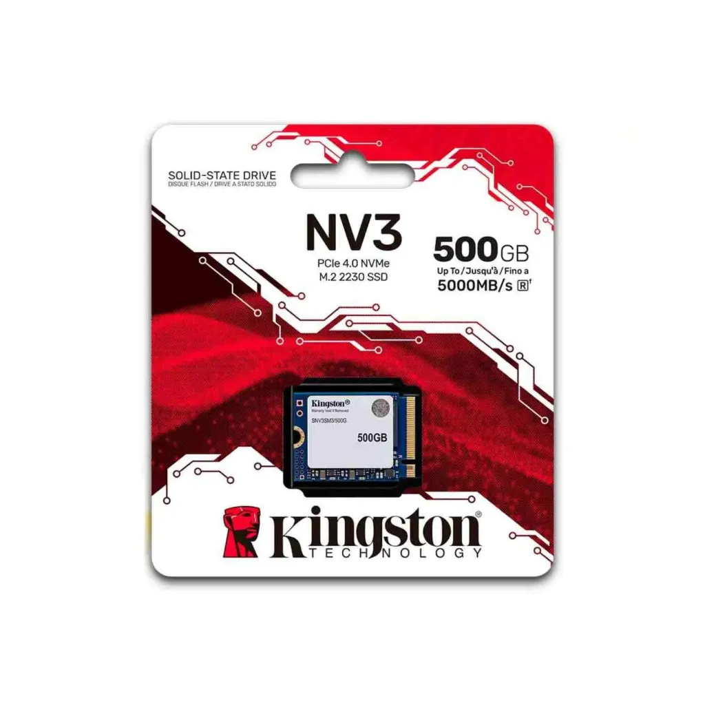 [100391] SSD Kingston NV3 500GB M.2 2230 PCIe 4.0 NVMe
