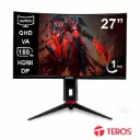 Monitor Curvo Gaming Teros TE-2767G 27" QHD 180Hz 1ms