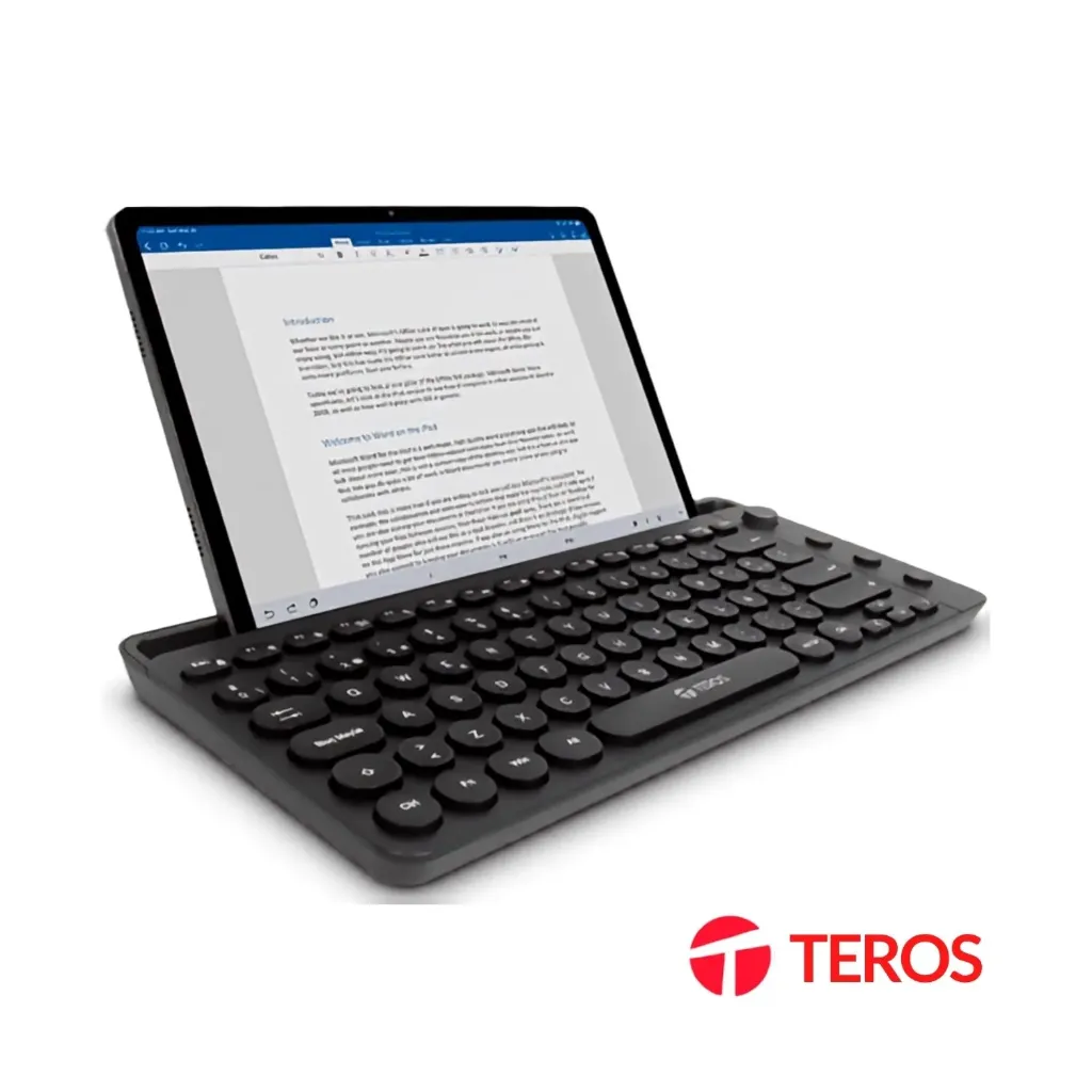 Teclado Inalámbrico Teros TE-4064N Bluetooth 2.4GHz Negro