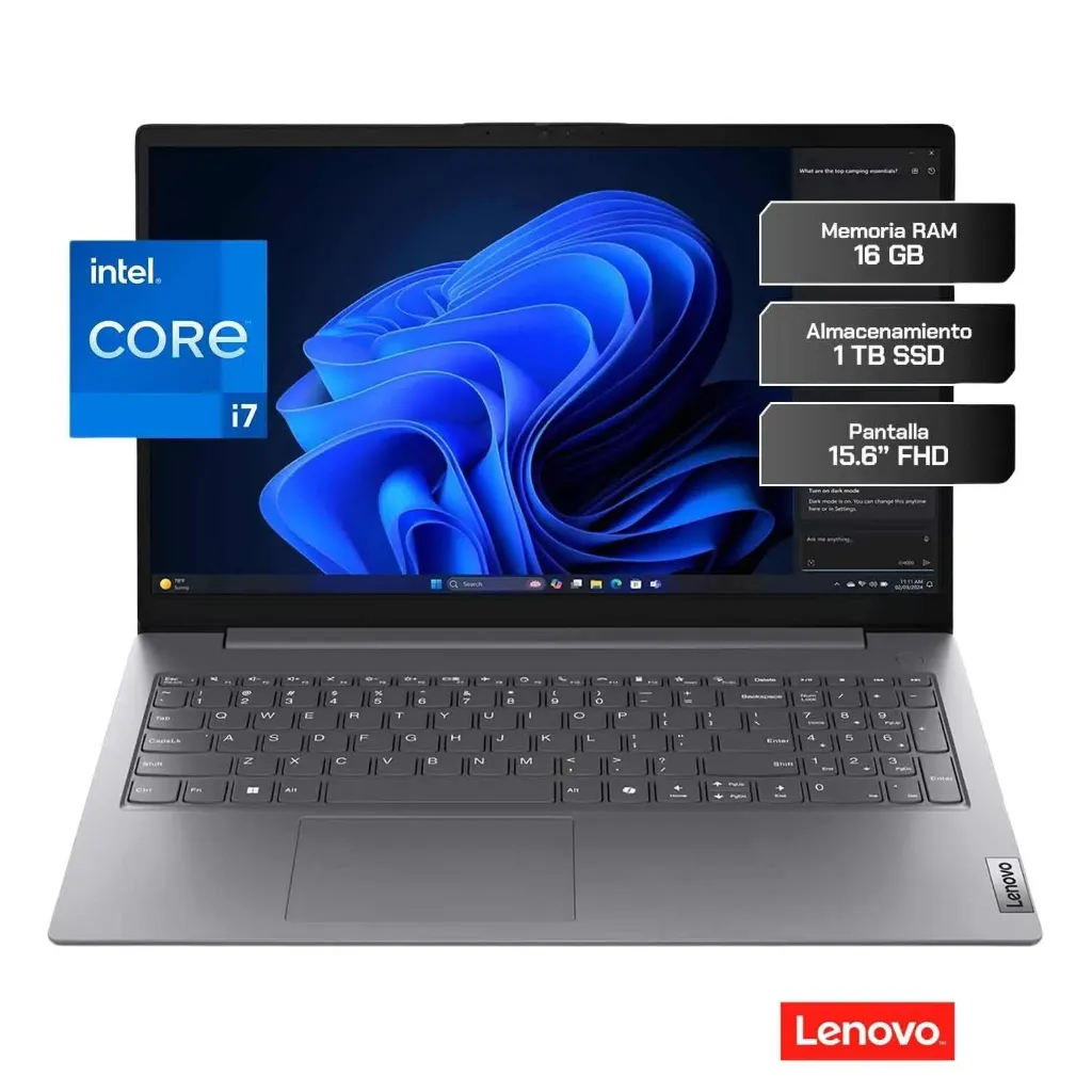 [100420] Laptop Lenovo V15 G5 IRL Core i7 16GB RAM 1TB SSD 15.6 FHD Windows 11 Pro