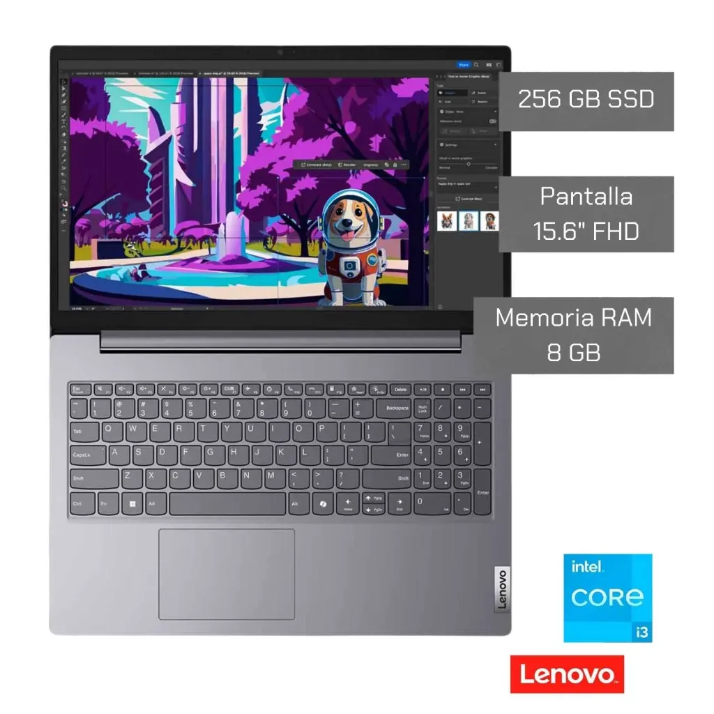 [100422] Laptop Lenovo V15 G5 IRL Core i3 13ª Gen 8GB 256GB SSD 15.6 FHD Windows 11