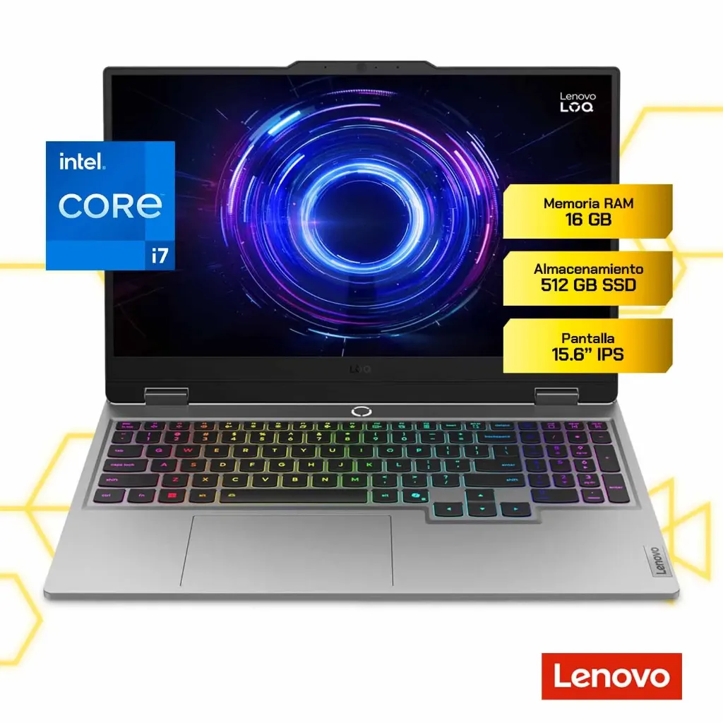 Laptop Lenovo LOQ 15IRX10 i7 16GB 512GB SSD RTX 5050 15.6 FHD 144Hz