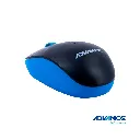 Mouse Inalámbrico Advance ADV1238S Blue USB 1200 DPI 3 Botones