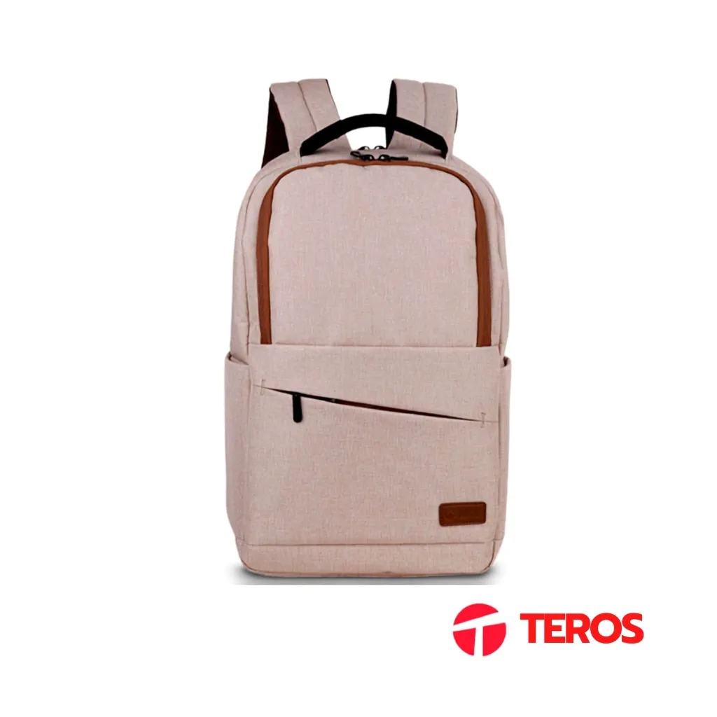 Mochila Teros City TE-ACS9012BG para Laptop 15.6" Beige