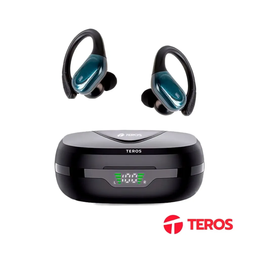 Audífonos Teros TE-80710N Bluetooth TWS Negro