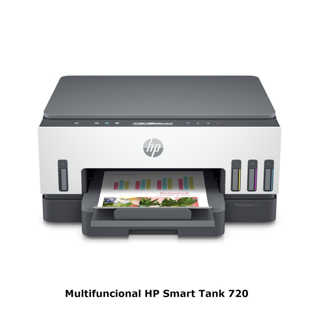 [10208] Impresora HP Smart Tank 720 Multifuncional WiFi con Sistema Continuo